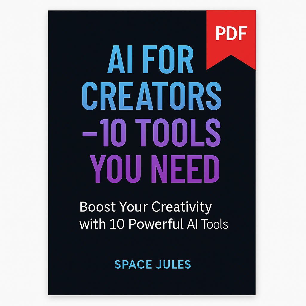 ✨ AI for Creators — 10 Tools You Need (PDF)