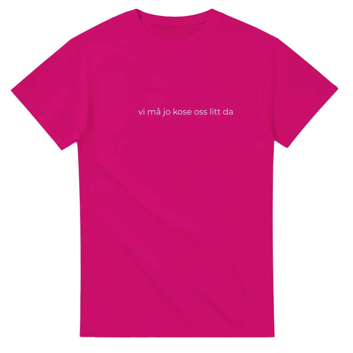 Norwegian Offshore Humor Tee – “Vi må jo kose oss litt da” - T-Shirt - Space Jules