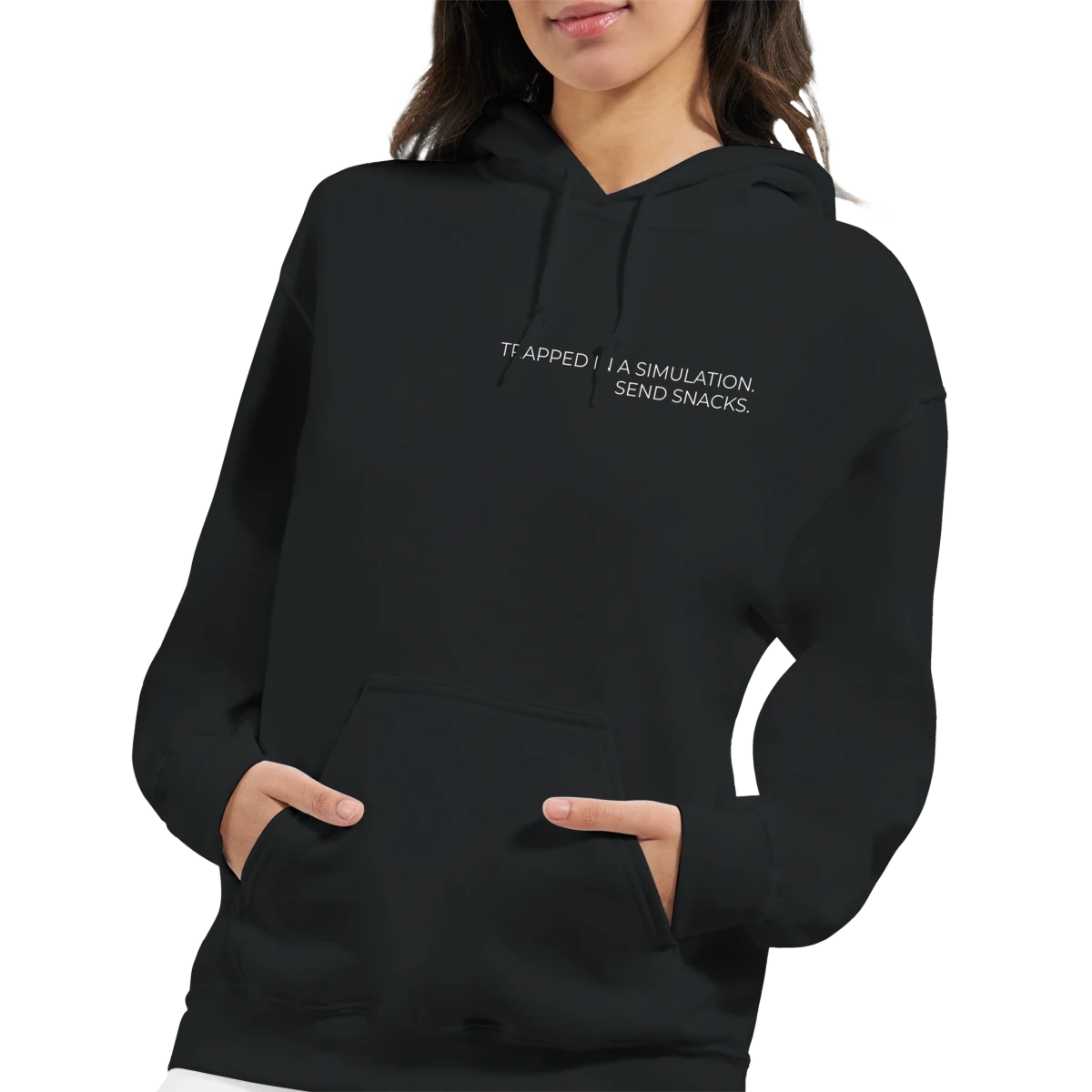 Trapped in a Simulation – Offshore Edition - Hoodie - Space Jules