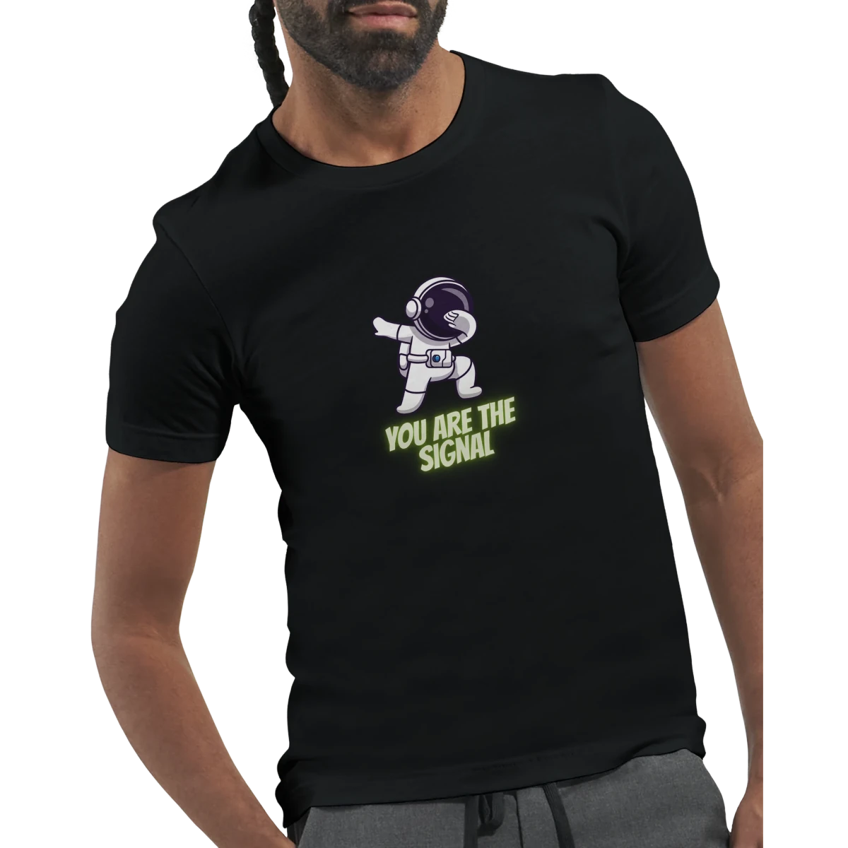 You Are The Signal – Astronaut Tee - T-Shirt - Space Jules